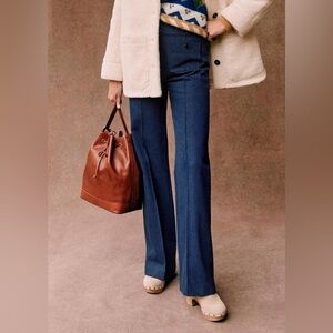Sézane Dan Trousers in Denim